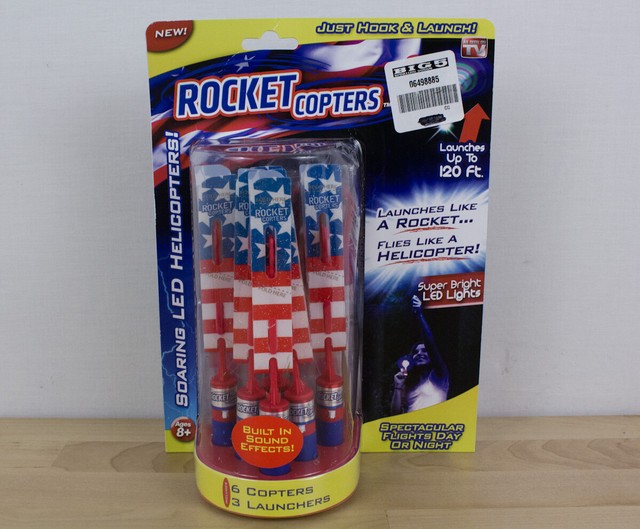 led rocket copters