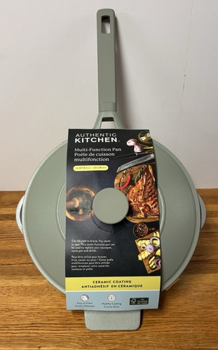 Authentic kitchen Ceramic Nonstick 10.3” Multi-function Skillet Deep Frying Pan - Picture 3 of 4