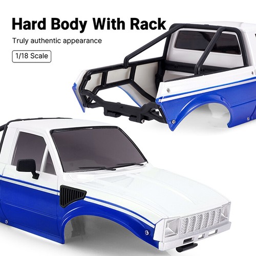 INJORA IR60 Pickup Hard Body Shell with Bed Rack for 1/18 TRX4M Defender Bronco - Picture 27 of 43