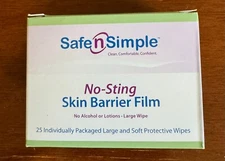 50 Safe N Simple No Sting Skin Barrier Film - EXP. March 2026