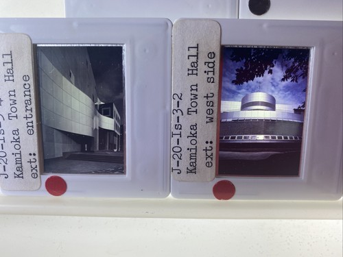 Ararta Isozaki “Kamioka Town Hall” Japanese Architecture 7 35mm Art Slide - Picture 4 of 5