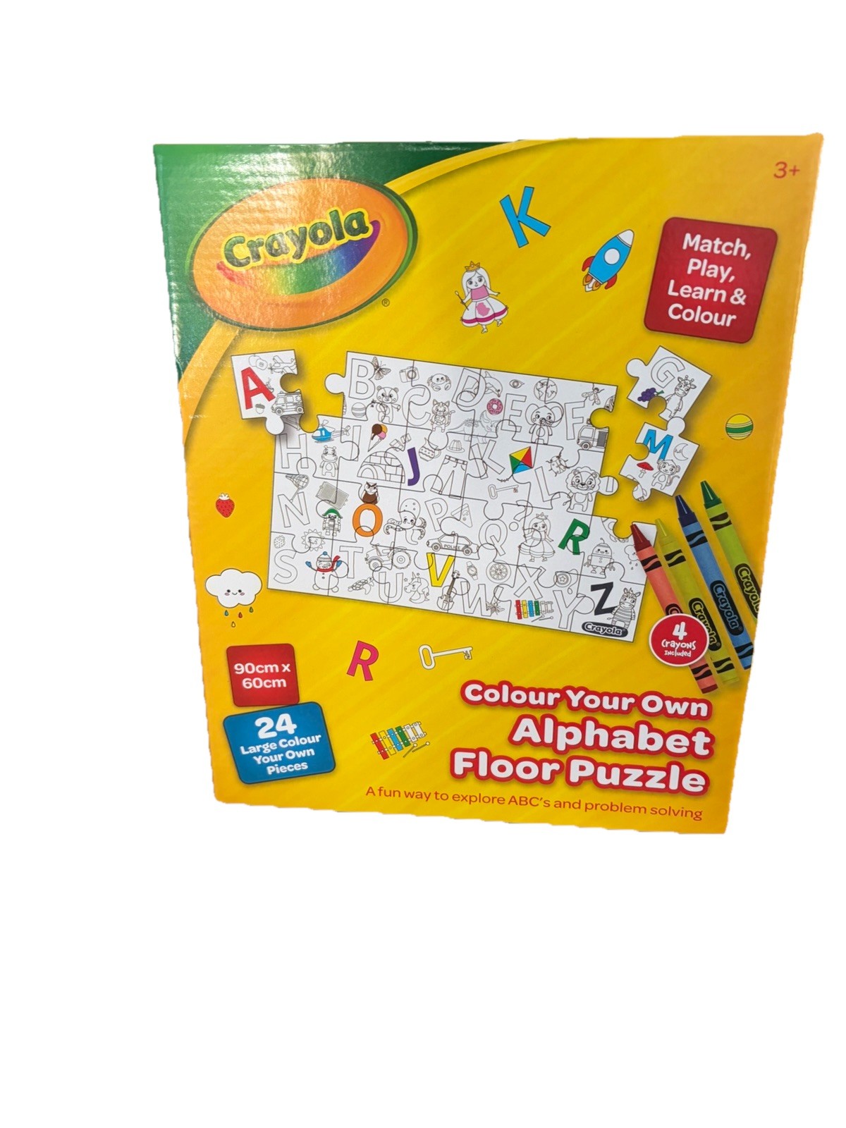 Crayola colour your own floor puzzle.