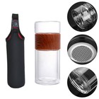 1 PC Glass Tee Infuser Hochtemperatur Tee Flasche Tasse Wasserabtrennung