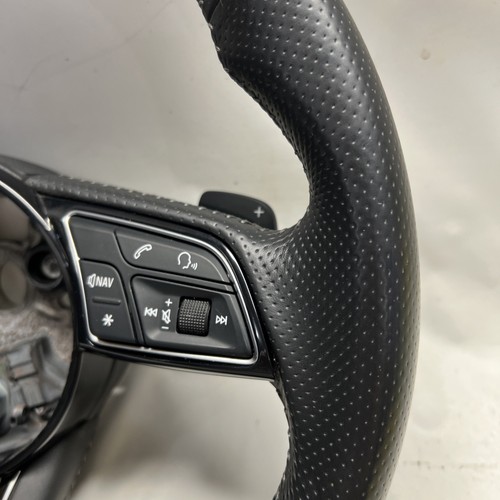 2018-2024 AUDI A4 A5 S4 S5 FLAT BOTTOM STEERING WHEEL W/ PADDLES SHIFT OEM 61kmi - Bild 8 von 14