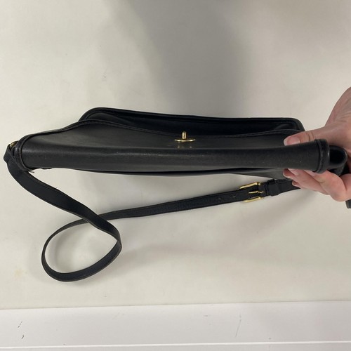 Vintage Coach Leather Crossbody Bag Womens Black USA 1147-253 City Purse 90s - Picture 18 of 20