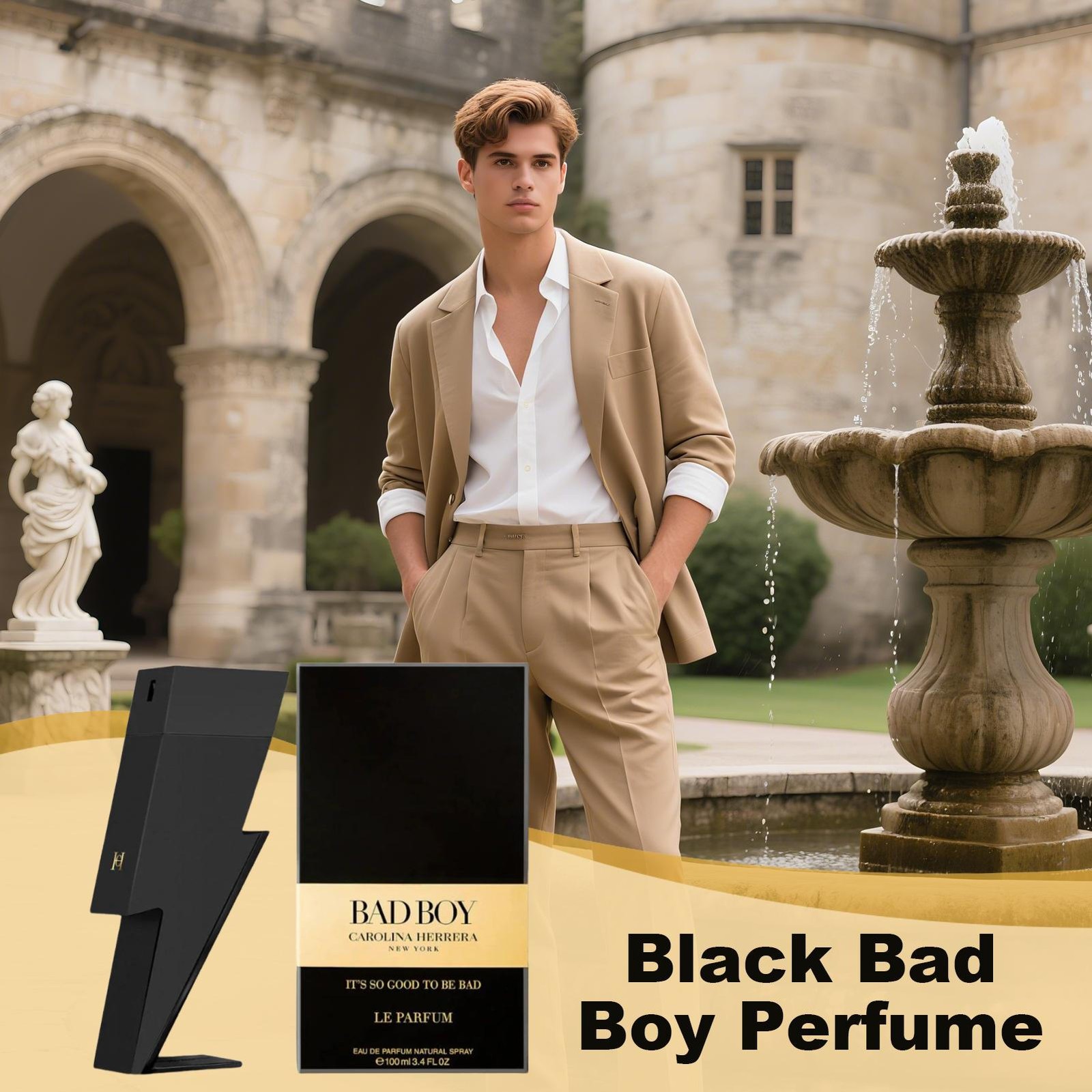 Ch Bad Boy Le Parfum by Men EDP 3.3 / 3.4 oz New In Box