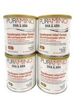 4 Cans PURAMINO DHA  ARA Infant Formula-14.1 oz Powder Exp 03/26 