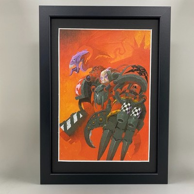 HURON BLACKHEART Gerahmte Kunst Rote Korsaren Chaos Wayne England Warhammer 40K