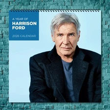 harrison ford 2026 Wall Calendar, 12-Month Star Wall Calendar