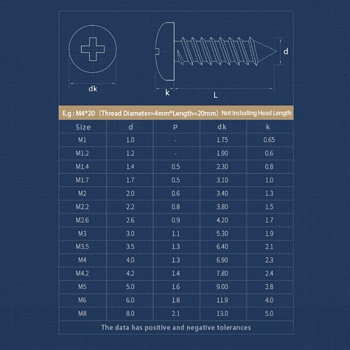 POZI DRIVE Pan Head Spanplatten Holzschrauben 4 mm 4,2 mm M4 M4,2 A2 Edelstahl - Bild 3 von 9