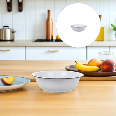 Enamel Bowl Grade Materials Quick Cleaning Enamelware Kitchen Essential