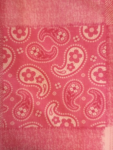 John Deere Pink Heart Paisley & Patchwork Fabric 4 Yards CP24573 CP11682 Cotton - Picture 8 of 11