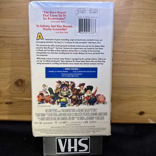 Toy Story 2 (VHS, 2000) * Buy 2 Get 1 Free - Bundle Shipping Discount - Picture 2 of 2