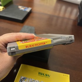 NES Burai Fighter, 1990 probado, due&ntilde;o original. Cartucho/Funda/Manual 