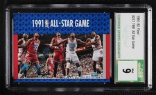 1991 Fleer All-Star Game Michael Jordan Magic Johnson David Robinson Kevin CSG 9