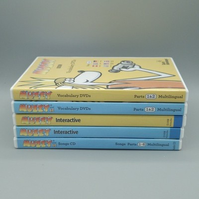MUZZY BBC Early Advantage Level I II DVD CD-ROM Songs CD Language Learning Lot