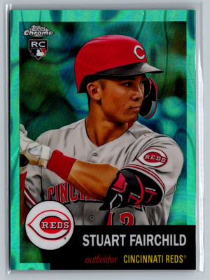 2022 Topps Chrome Platinum #176 Stuart Fairchild Aqua Lava Refractor #/299