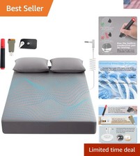 King Size Grounding Bed Sheet Kit - 90 Cotton  Silver Fiber for Wellness