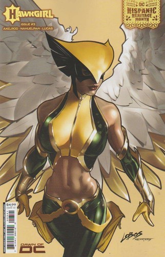 Hawkgirl (2nd Series) #3D VF/NM; DC | Hispanic Heritage Variant - we combine shi