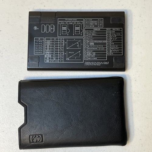 Vintage HP-15C wissenschaftlicher programmierbarer Taschenrechner mit Hülle funktioniert getestet - Bild 3 von 9