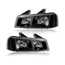 2Pcs Headlight Assembly, Headlights Kit Compatible with 2003-2014 Chevy Expre...