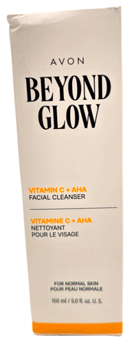 Avon Beyond Glow Gesichtsreiniger Vitamin C + AHA normale Haut 5,0 Oz. Neu im Karton