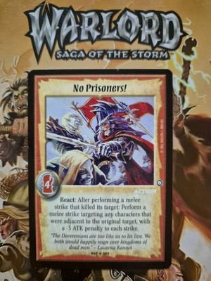 Warlord CCG Saga Of The Storm Fighter Actions Rare Promo