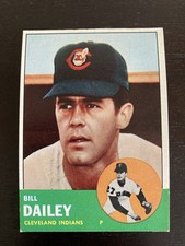 1963 Topps 391 Bill Dailey RC Cleveland Indians EX