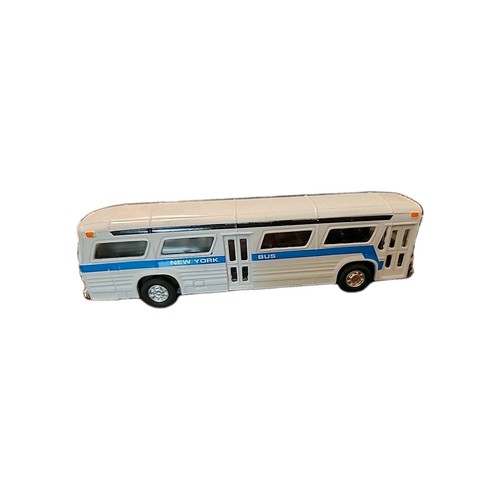 Vintage Diecast "Central Station" Bus Model Toy New York bus Roll back 6" - Picture 5 of 11