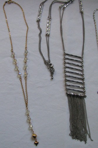 VINTAGE-JETZT*4 FAB Halsketten*SILBERLEITER*lila Dolche*Y Halsketten - Bild 5 von 7