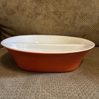 Rachael Ray Round & Square Casserole / Baking Dish H0165 Orange Ovenware