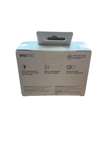 Logitech - Brio 100 1080p Full HD Webcam for Meetings and Streaming - Graphite - Afbeelding 2 van 3