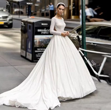 Bohemian Charming A-Line Wedding Dress Backless Chic Beading Bridal Gowns