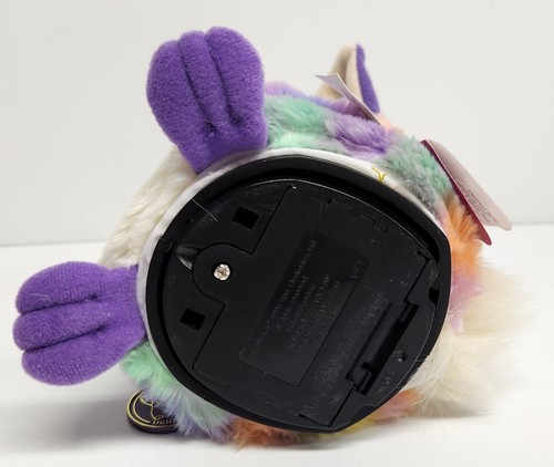 Furby Tie-Dye Pastel Rainbow 1999 70-800 raro funcionando - Imagen 6 de 9