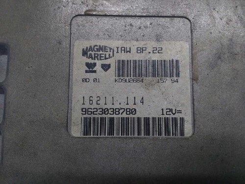 9623038780 centralina motore PEUGEOT 806 PORT AVENTURA 1994 823881 - Foto 3 di 15