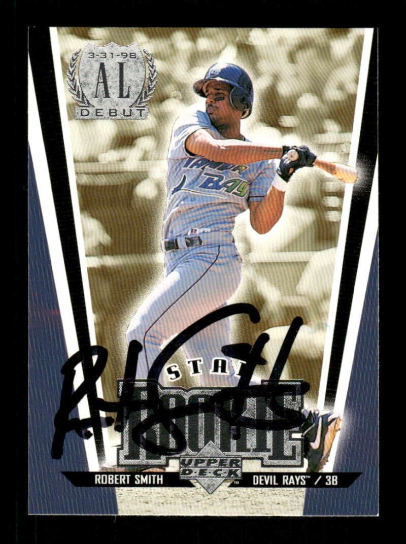 1999 Upper Deck #6 Robert Smith signed autograph clean black sig JBN2 BXCP66