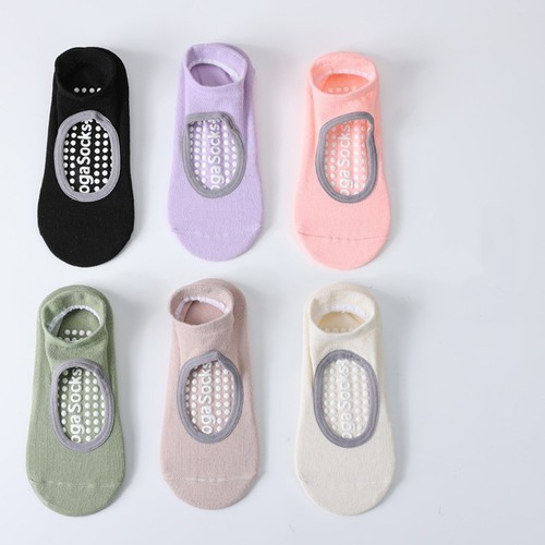 Silicone Non Slip Sports Socks Backless Floor Socks Yoga Socks  Ladies - Afbeelding 8 van 21