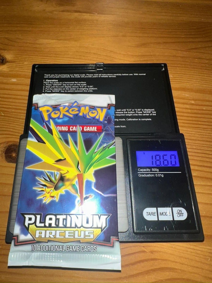 Pokemon Card TCG Platinum Arceus HEAVY Booster Pack Zapdos ART