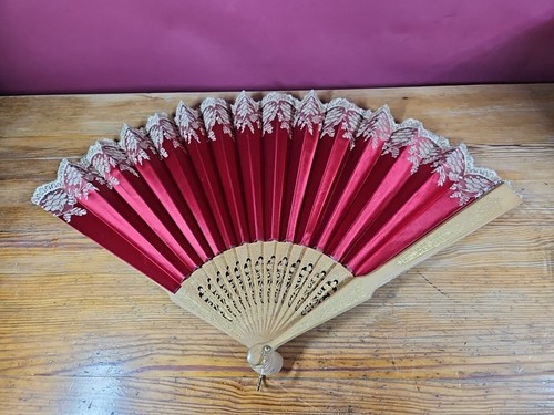 VINTAGE ROTER HANDVENTILATOR SIEHE BESCHREIBUNG