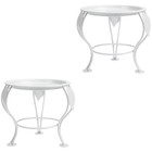 2pcs Eisenblumenpothalter Pflanzer Topf Eisenkunst Blumenregalblumen -Topf