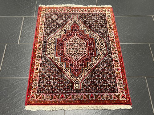 Handgeknüpfter Orientteppich Senneh Bidjar 95x75 cm rug carpet - Bild 4 von 19