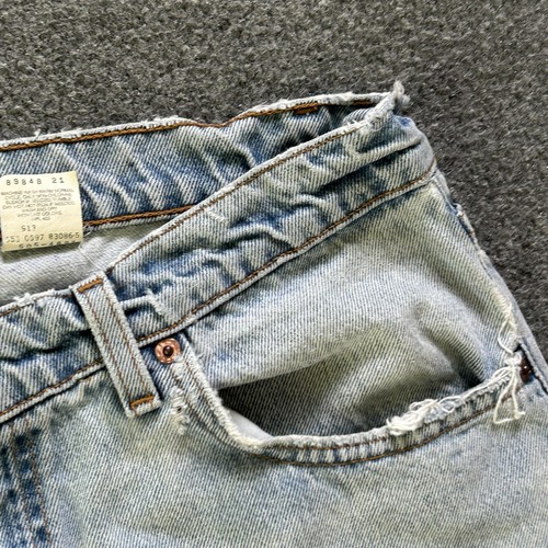 Vintage Levis 505 Jeans Mens 36x30 Straight Leg Distressed Made USA 90s - Picture 6 of 18