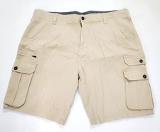 IRON CO. Men's Stretch Twill Cargo Shorts Size 40 Tan NWOT