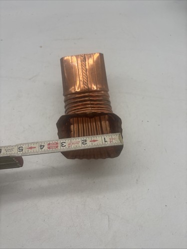 Tubo di scarico grondaia casa in rame massiccio beccuccio 90 gomito 2" x 3" 2x3 - Foto 5 di 8