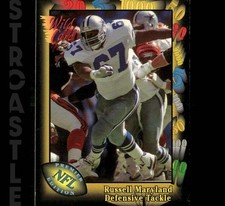 Russell Maryland 1991 Wild Card #113 Dallas Cowboys 🏈 Football Rookie Card