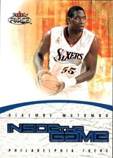 2001-02 Fleer Force Inside the Game #7 IG Dikembe Mutombo 76ERS /699