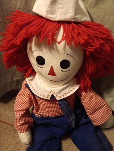 37 Zoll Raggedy Andy Puppe Vintage, etwas wie die Annabella Puppe - Bild 2 von 8