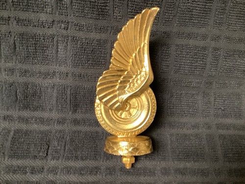 VINTAGE HIGH QUALITY WINGED WHEEL RACING SPEED TROPHY TOPPER DODGE ORNAMENT - 第 2/7 張圖片