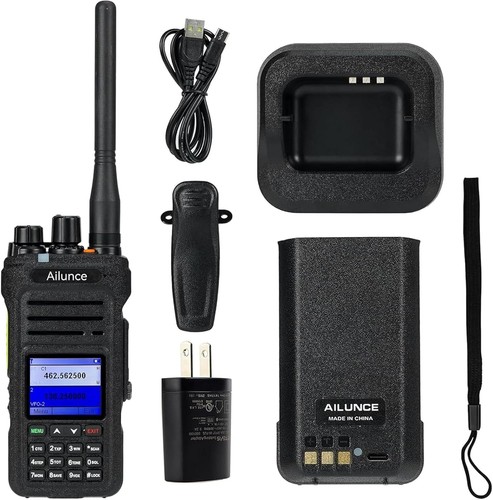 Ailunce HA1G Dual Band GMRS Handheld Radio NOAA Type-C Two Way Radio For Outdoor - Zdjęcie 12 z 12