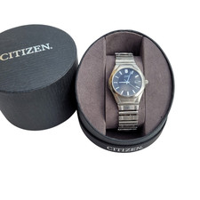 Citizen Eco Drive Watch Mens Wrist Watch Silver Full size E111 S038362